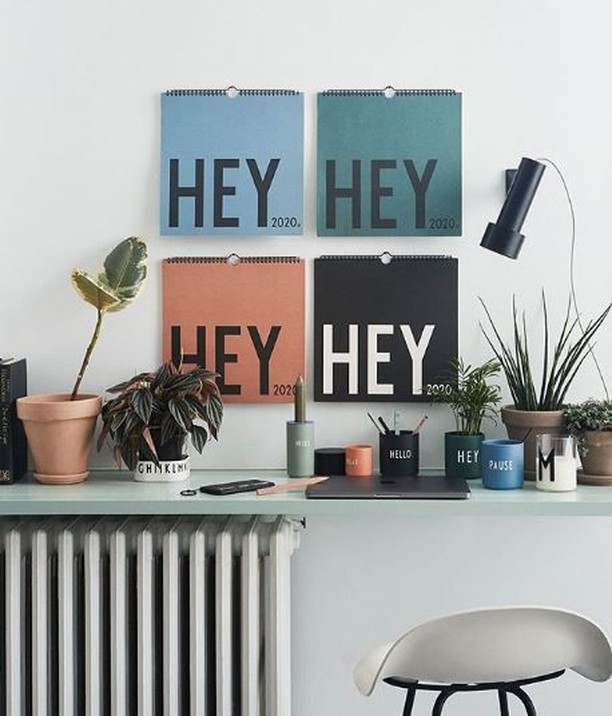 We like to think ahead and these @designletters 2020 calendars are exactly what we plan to adorn our walls with for the new year! 📷 @designmilkworks