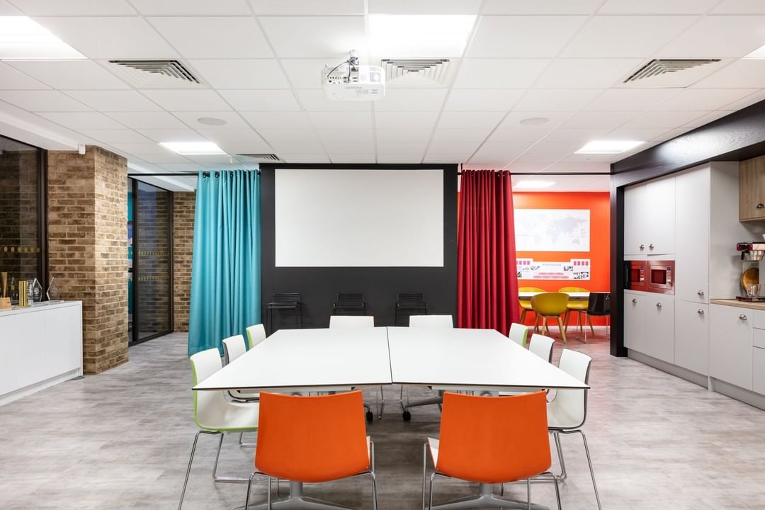We bounced around some big and bold ideas with design experts, Marks for the space that would become their new home! The result? A vibrant, creative workplace.