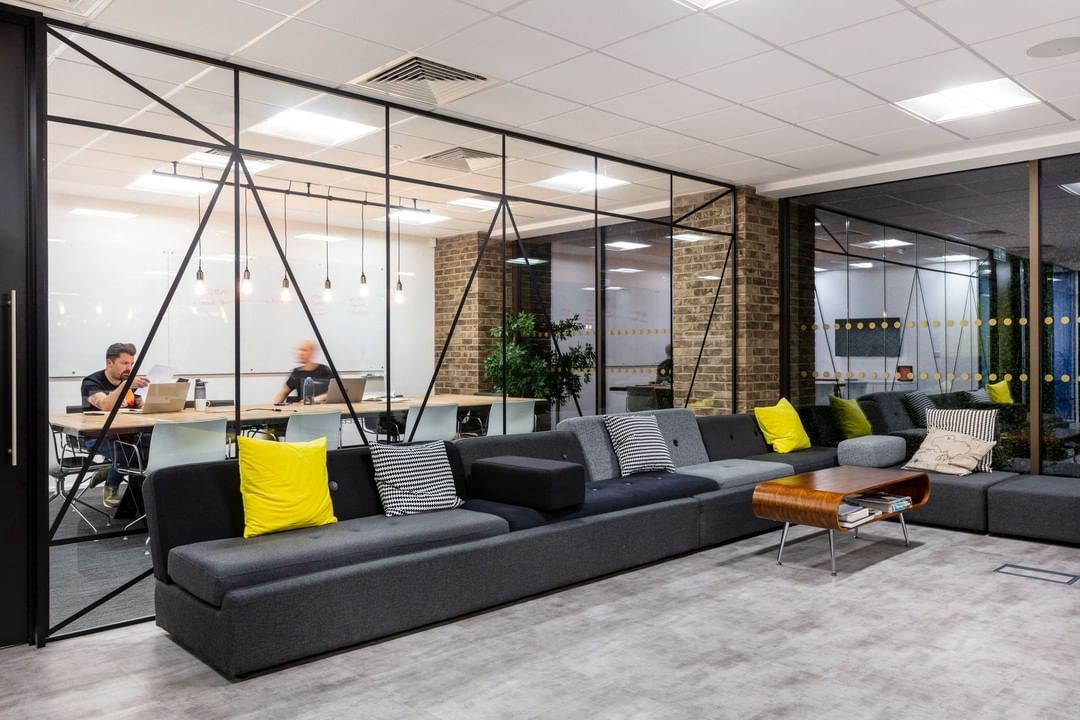Balancing natural and neutral tones with on-brand colour to blend with Marks other office locations was just one of the ways we created an on-brand workspace.