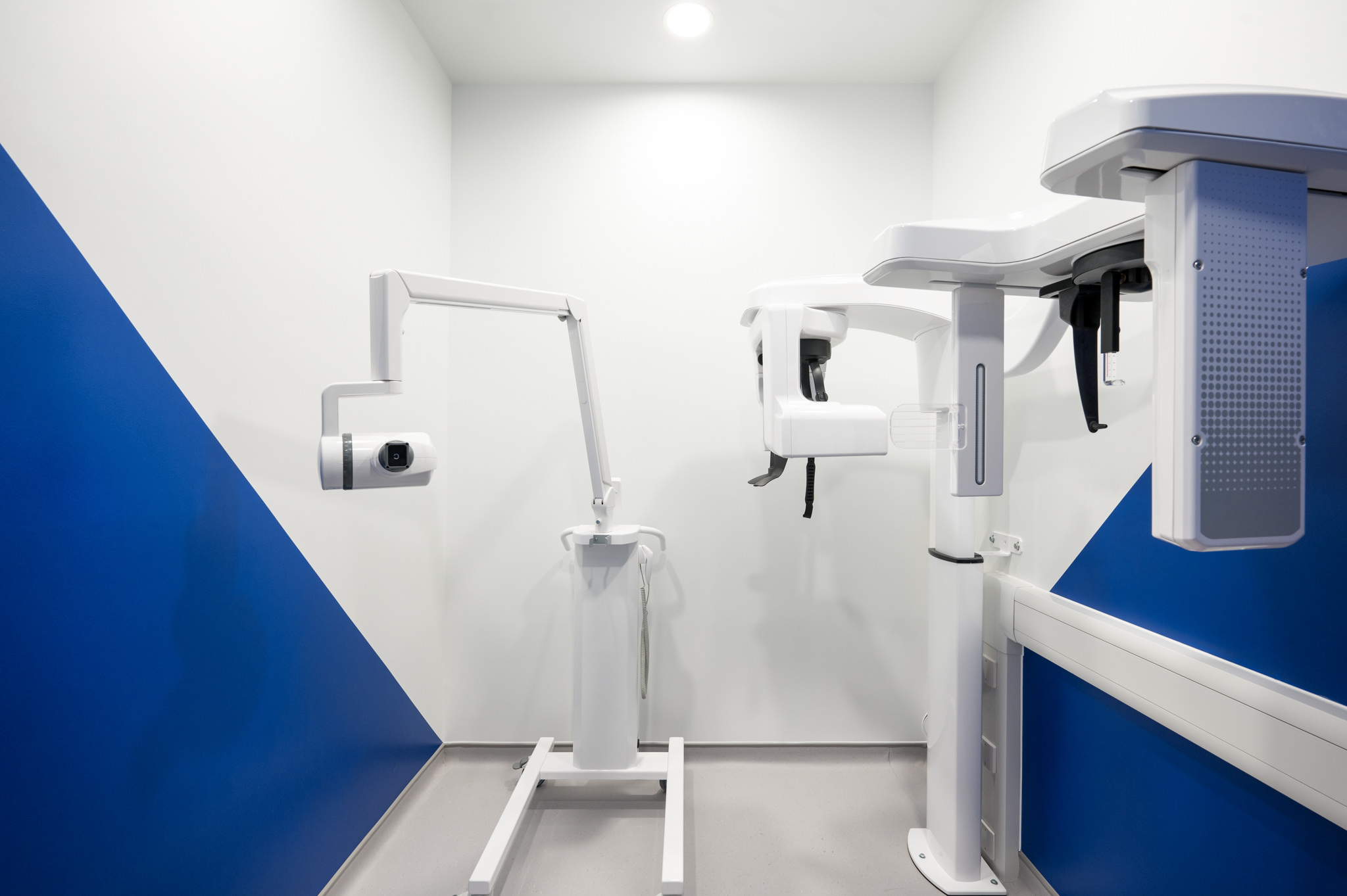X-ray room at a clinic.