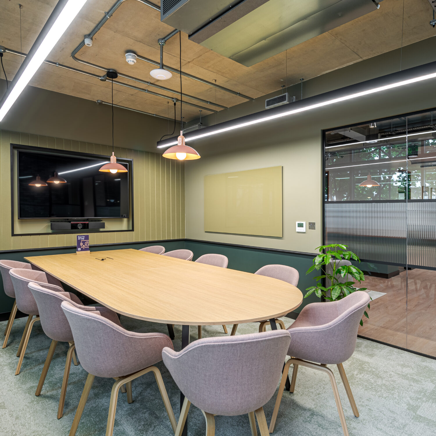 Meeting room in the Typewriter Building