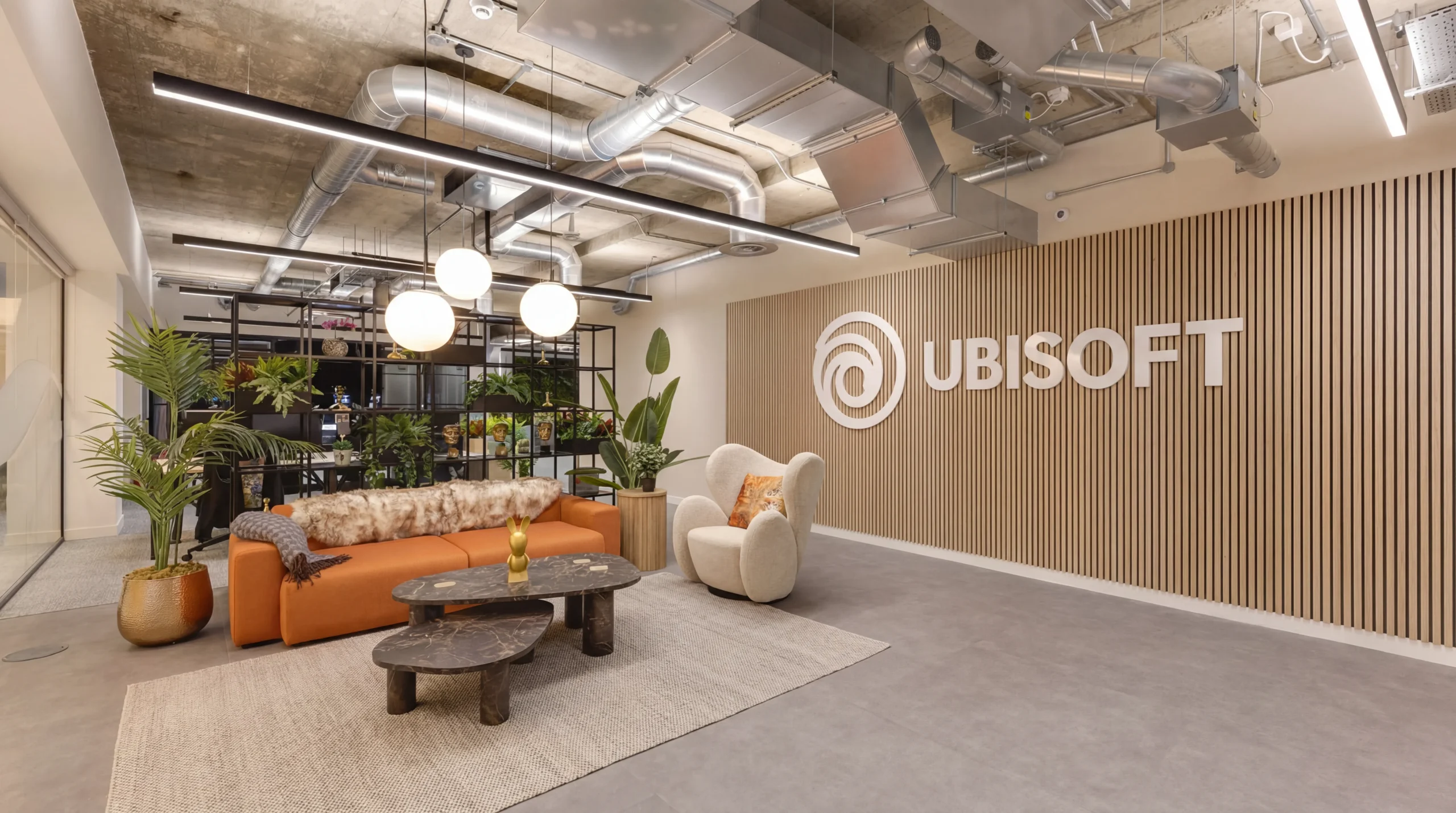 Ubisoft Reception with logo